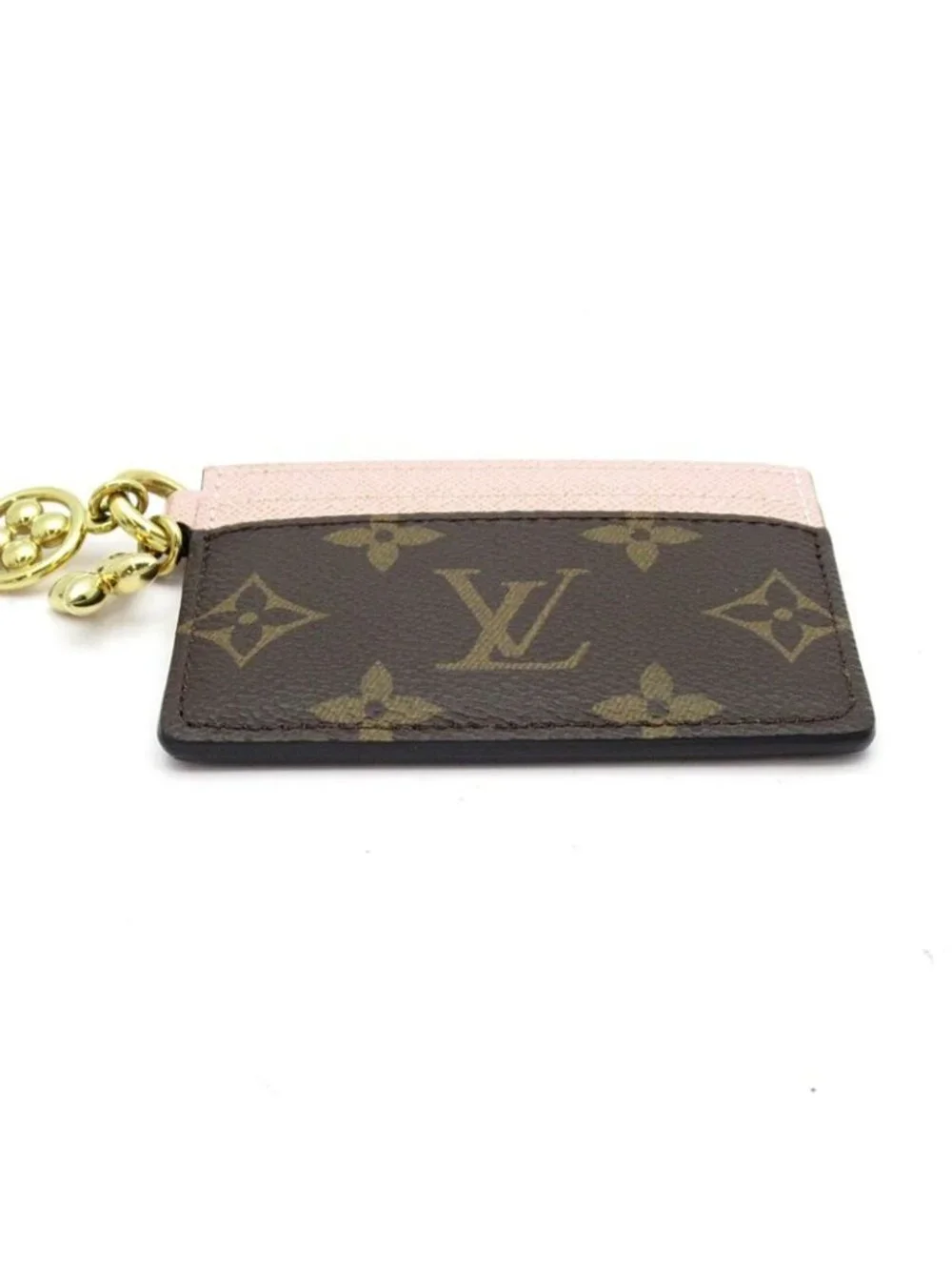 Louis Vuitton Card Holder LV Charm Monogram Brown
